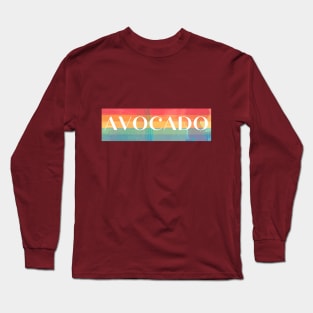 Avocado Lover Design Long Sleeve T-Shirt